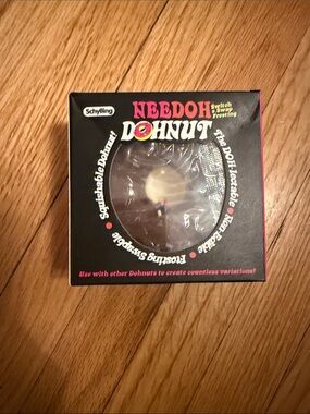 Needoh Donut Squishable Toy - Black by